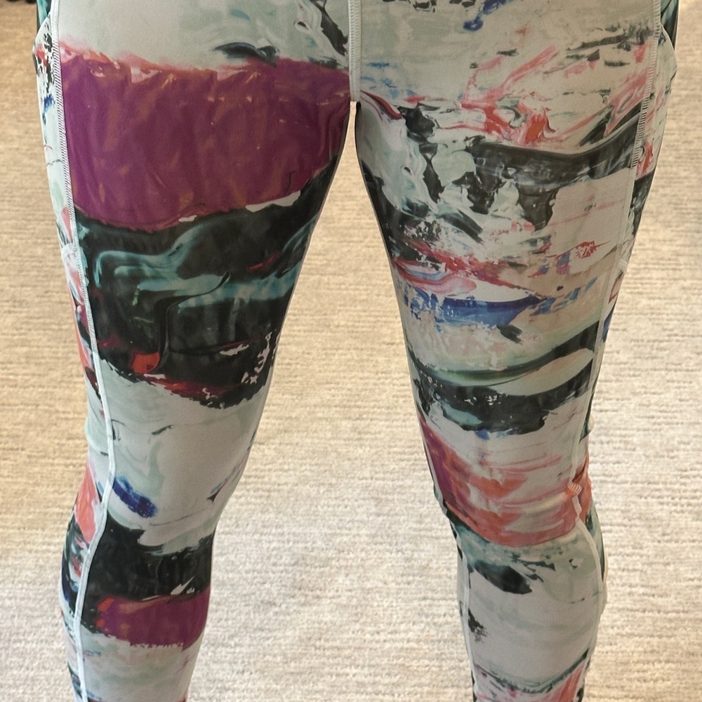 Abstract Print Women's Jeans